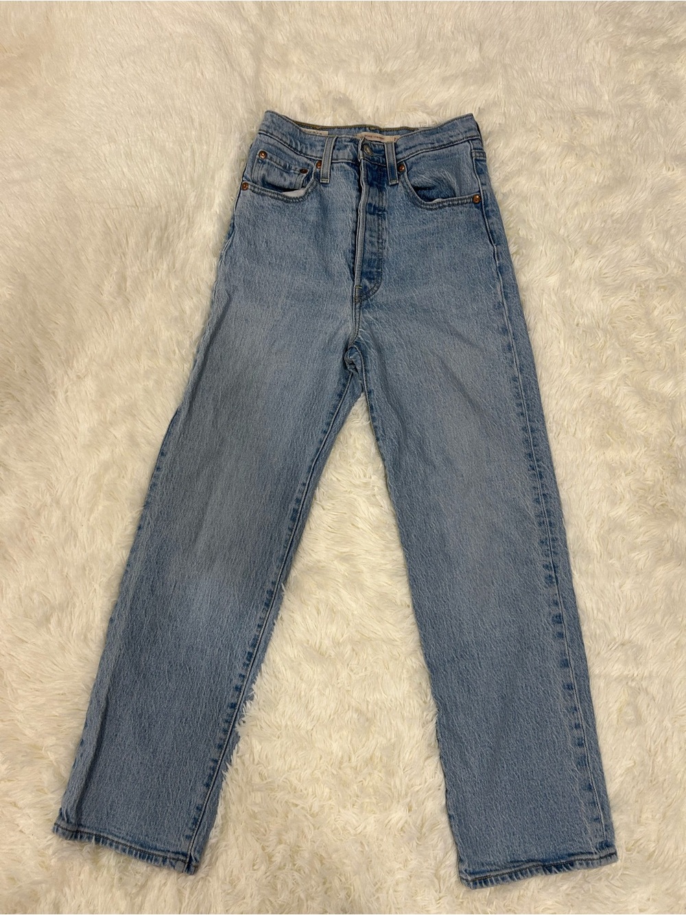 Light Blue High-Waist Women's Jeans